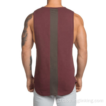 Lèine Tank Vests Lùth-chleasachd airson fir